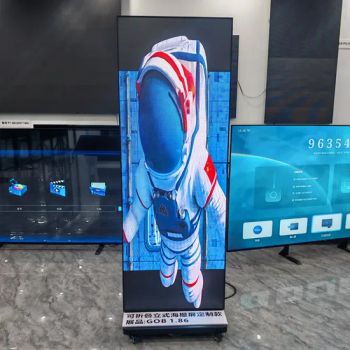 Indoor Definition P1.9 P2.5 P3 HD WiFi Foldable Vertical Floor Stand Mirror Electronic Poster Panel Moved Advertising Screen Poster LED Display - Foshan Starmond Technology Co., Ltd. - China