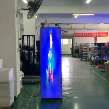 Shenzhen Indoor P1.9 P2.5 P3 HD WiFi Foldable Floor Stand Mirror LED Poster Display Panel Advertising LED Screen Poster - Shenzhen Lightingart LED Display Co., Ltd. - China