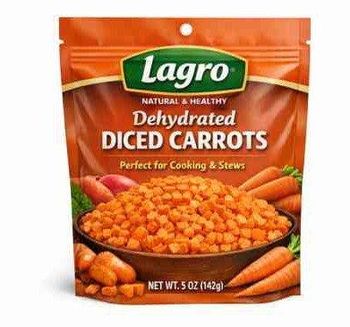 Dehydrated Diced Carrot Organic Yes Form Chopped Flavor Robust Color Vibrant Origin National Texture Crunchy Shelf Life Long - Lagro Global Investment Limited - Nigeria