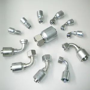 Swagelok Factory Supplier Parker Quick Connect Jic Metric Bsp Orfs Female Male SAE Flange Hydraulic One Piece Type Hose Fitting Sale - TIGER RUBBER AND PLASTIC CO.,LTD - China