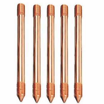Copper Bonded Earth Rod, 14 mm Voltage 12 V Diameter 14 mm Material Copper Thickness 100 Micron Usage/Application - Expert Solution - India