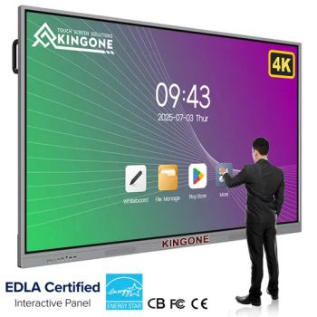 55 65 75 86 98 110 Inch Multi Touch Screen All in One LCD Display Interactive Flat Panel 4K LCD Digital Smart Boards Whiteboard for Schools Classroom - Dongguan Kingone Electronics Co., Ltd. - China