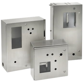 Control Cabinets Connection Type 1 Way Sheet Thickness 3-6 mm Shape Square and Rectangular Surface Finish Nickel Polish Price Range 400-500 - Shree Ganesh Steel Works - India