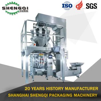 Fully Multi-Function Dried Fruit Food Pasta Noodle Cheese Plantain Maccarroni Potato Chips Gusset Bag Packing Machine with Multihead Weigher - Shanghai Shengqi Packaging Machinery Co., Ltd. - China