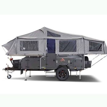RV camping trailer caravan built to Australian standards off road capable trailer with rugged tires reinforced frame and reliable braking system suitable for harsh terrain and remote travel - SATTER FOOD AND BEVERAGE - Netherlands