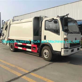 Sinotruk HOWO Light Garbage Trucks 4X2 6 Wheels 7tons 8 Tons Compactor Garbage Truck for Sale - Shandong Heavy Truck And Machinery Co., Ltd. - China