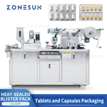 Zonesun Zs-Dppa Automatic Blister Sealing Machine for Liquid Paste Irregular Material with Forming Filling and Aluminum Plastic Packaging - Guangdong Shanghang Technology Limited - China