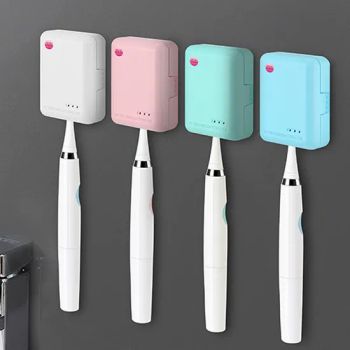 Travel Portable USB Charging Electric Toothbrush Holder UVC Wall-Mounted LED Toothbrush Disinfection Box - Yueqing Fiy Electric Co., Ltd. - China