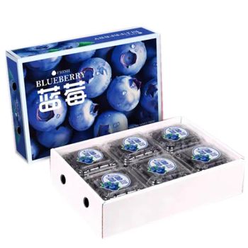 Folding Moving Shipping Boxes Cartons Corrugated Box Hard Vegetable & Fruit Packaging Banana Blueberry Box - Qingdao Xinhengmei Printing Co., Ltd. - China