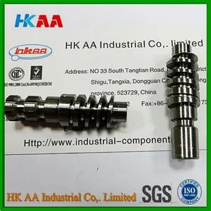 Stainless Steel Motorcycles Worm Gear Shaft, Worm Shaft - HK AA Industrial Co., Limited - China