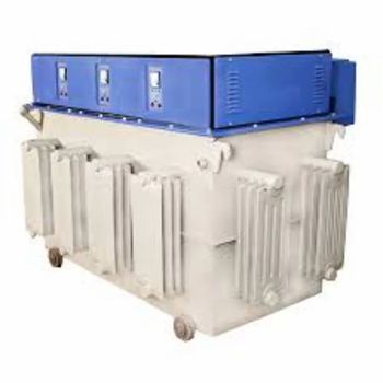 Three Phase Servo Controlled Voltage Stabilizer Rated Capacity 30 KVA Control Type Automatic Cooling Type Oil cooled Mdi Reduction Reduces - Kushal Technologies - India