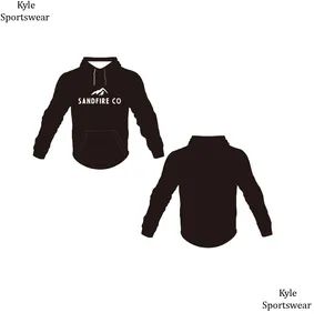 Fashion Custom Solid Color Blank Oversized Pullover 100% Cotton Mens Sweatshirts Hoodies - Dongguan Kyle Sporting Goods Co., Ltd. - China