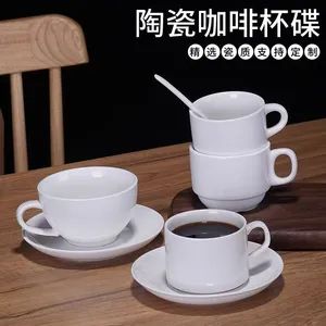 Wholesale Ceramic Espresso Coffee Cup with Saucer Glazed Stoneware - Liling Chengyue Co., Ltd. - China