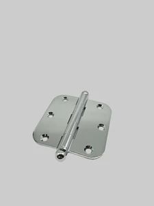 Chrome Plated Round Corner Brass Hinge with Ball Tip for Windows - Zhongshan Xiaolan Yongcheng Metal Products Factory - China
