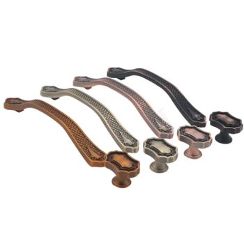 Antique Handles and Knobs Zinc Alloy Furniture Cabinet Finger Pull Vintage Drawer Handles - Guangzhou Longterm Technology Co.,Ltd. - China