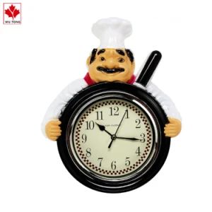 Wholesale Kitchen Decor Resin Chef Statue Wall Clock Gifts - Quanzhou Wutongcrafts Co., Ltd. - China