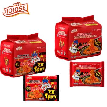 The Original Mixed Korean Instant Noodle Fruit & Vegetable Snacks Vegan Foods Korean Stir-Fried 2X Spicy Ramen Instant Noodles - EVERGREEN CORPORATION CO., LTD. - China