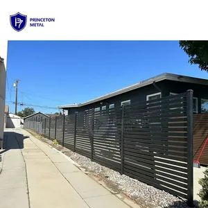Garden Security Customized DIY Aluminum Slat Fences and Gates for Houses - Shandong Princeton Metal Products Co., Ltd. - China