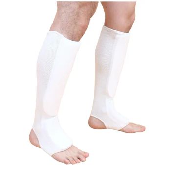 Cotton Boxing Shin Guards MMA Instep Ankle Protector Kickboxing Foot Protection Pad - Shenyang Sinobudo Sporting Goods Co.,Ltd. - China