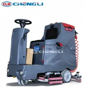Powerful Multiple Motors 600W Double Brush Floor Scrubber with 100L Wastewater Tank for Epoxy Floors - Chengli Automobile (Wuhan) Co., Ltd - China