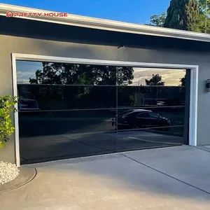 Prettyhouse High-Quality Aluminum Garage Door Tempered Glass Doors - Liangjia Doors And Windows (Foshan) Co., Ltd. - China