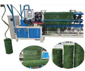 Cyclone Wire Diamond Mesh Fence Cylone Mesh Making Machine Trademark CR Origin China Model NO. CR Weight 2.2tons Warranty 1 Year - HEBEI CHANG RONG METAL PRODUCTS CO., LIMITED - China