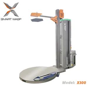 Smart Wasp Pallet Wrapping Equipment Model X300 Power 1.9kw Weight 850kg Ramp Optional Model NO. X300 Warranty 1 Year HS Code 84224000 - Suzhou Jiajun Packing Machinery Co., Ltd. - China