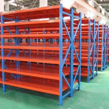 China Warehouse Storage Requires Medium Duty Long Span Steel Shelves for Efficiency Usage - Nanjing Victory Storage Equipment Manufacturing Co., Ltd. - China
