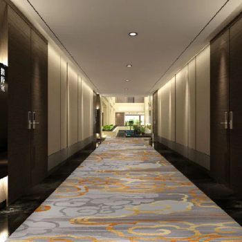 Luxury Starred Hotel Corridor Runner Rugs Thick Nylon Printed Wall-to-Wall Carpets for Commercial - Hefei Dongfang Qifu Carpet Co., Ltd. - China
