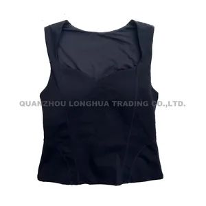 Women Yoga Tops High Impact Vest Removable Bras Type Top Age Adults Origin China Gender Women's Sample 2 Weeks Model NO. - QUANZHOU LONGHUA TRADING CO., LTD. - China