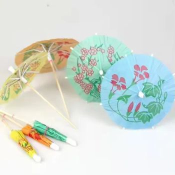 Party Accessories Tooth Bamboo Skewer Wood Food Drink Decoration Cocktail Umbrella Personalized with Party - Wenzhou Qiangsen Import and Export Co., Ltd. - China