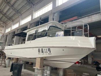 10.9m 36FT Fiberglass Boat with 130HP Inboard Diesel Engine/ OEM Factory/Patrol/Fishing /Ferry/Landing /Passenger/Tourist Boat /Direct Shaft Drive - Chongqing Jingsui Cruise Manufacturing Co., Ltd. - China