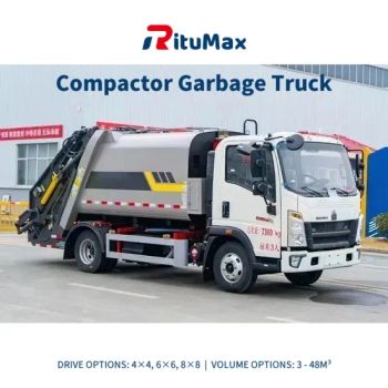 Sinotruk HOWO 16m³ 4× 4 All Terrain Sanitation Compactor Garbage Truck Garbage Compression Truck Garbage Truck - Hubei Ruitu Technology Co., Ltd - China