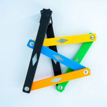 Ebike Accessories Bike Folding Key Lock Scooter Lock OEM Yes Key Brass Weight 610g Packing Box Brand Naibao Color - WENZHOU NAIBAO LOCK CO., LTD. - China