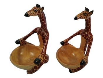 YOGA GIRAFFE WOODEN BOWLS Origin Kenya Material Wood Place of Origin Kenya Width 9 Inches (23cm) Technique Handcrafted Height 5 Inches (12cm) - SAAH CRAFT ENTERPRISES LIMITED - Canada