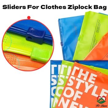 4.72X2.75X2.75''color Red Green Transparent Black Gray Plastic PE Zipper Sliders for Garment/Clothes/Shoes/Hat/Shoes Slider Bags - Qingdao Tongda Home Products Co.,Ltd - China