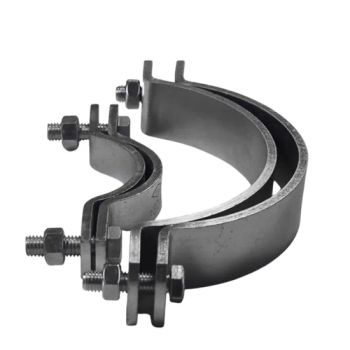 FM UL Approval Galvanized Two Piece Pipe Clamps Origin China Finish Polishing Color Zinc White Thread Unc Thread Trademark - Maitolead Pipeline Technology(Tianjin)Co., Ltd. - China