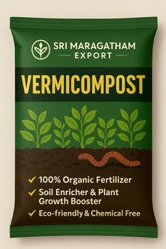 Vermicompost (Organic Fertilizer) from Sri maragatham export. India Vermicompost (Organic Fertilizer) - Sri maragatham export. India - India
