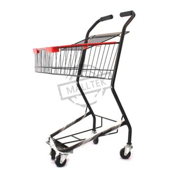 Good Quality Double Baskets Wire Mesh Shopping Trolley for Supermarket - Suzhou Malltek Supply China Co., Ltd. - China