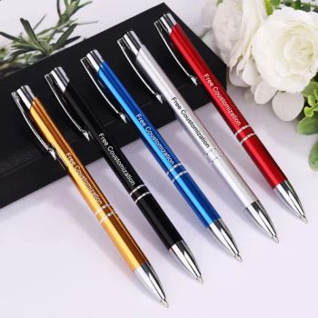 Aluminum Stylus Ballpoint Pen Custom Logo Metal Promotional OEM Supplier - Ningbo Gusta Stationery Co., Ltd. - China