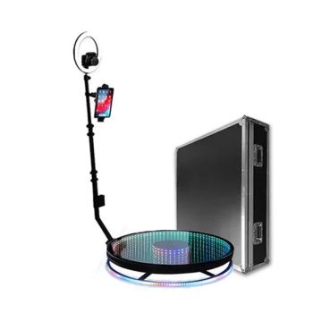 360 Degree Photo Booth Portable Selfie 360 Spin Photo Booth Origin China Size 60-100cm EDM Available OEM Available Trademark - Lu'an Woma Import and Export Co., Ltd. - China
