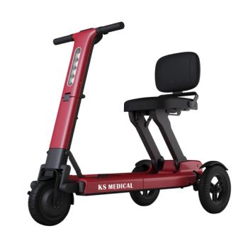 Ksm-908 Fashion Design 3-Wheel-Electric-Scooter-for-Adults 3 Wheel Electric Mobility Handicap Scooter Foldable for Elderly - Ningbo Ks Medical Tech Co., Ltd - China