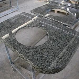 China Green Granite Kitchen Countertops/Vanity Top Color Green Origin China Trademark SSSTO Export Port Xiamen HS Code - Xiamen Shun Shun Stone Import & Export Co., Ltd. - China