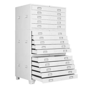 Metal A0 Paper Map Cabinet Plan 5 Drawers Filing Cabinet Steel A1 Paper File Drawing Storage Cabinet - ZhengZhou RAXIDA Technology Co.,Ltd. - China