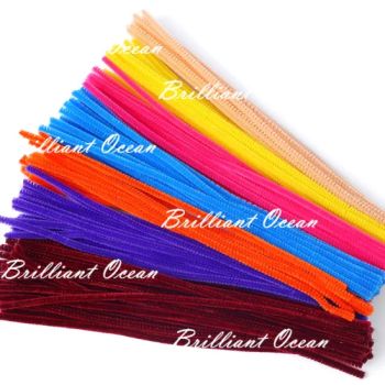 Assorted Colors Chenille Stems Pipe Cleaners DIY Art Craft Decorations - Brilliant Ocean Trading (Yiwu) Co., Ltd. - China