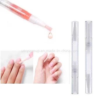 Empty Transparent Twist Nail Oil Pen with Brush Cuticle Oil Pen Cosmetic Container Pen Lip Gloss Tubes 3ml - Chengdu Utop Technology Co., Ltd. - China
