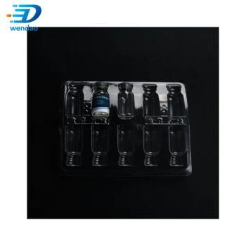 1ml 2ml 3ml 5ml 10ml Medical Ampoule Glass Blister Plastic Packaging Tray for Vials - Guangdong Wendao Import & Export Co., Ltd. - China