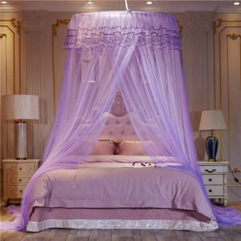Bed Netting Princess Hanging Round Canopy Comfy Student Dome Mosquito Net - Hangzhou Winde Home Furnishing Co., Ltd. - China