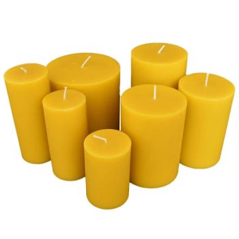 Home Decorative Beeswax Pillar Candles Wholesale Price Pillar Beeswax Candle - Aoyin Xingtang Candle Co., Ltd. - China
