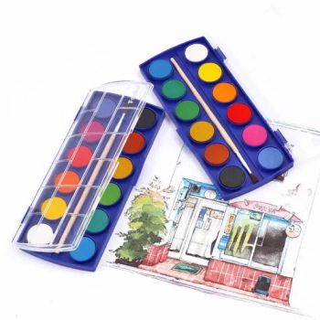 Foska Non-Toxic and ASTM D4236 Washable 12 Classic Colors Kids Art Sets Water Color Paint - Anhui Sunshine Stationery Co., Ltd. - China